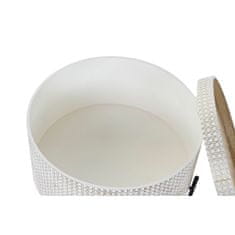 DKD Home Decor Stranska mizica DKD Home Decor Bela rjava zlata kovina MDF les 45 x 45 x 39 cm