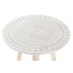 DKD Home Decor Stranska mizica DKD Home Decor MDF bela (30 x 30 x 30,5 cm)