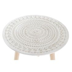 DKD Home Decor Stranska mizica DKD Home Decor MDF bela (40 x 40 x 40 cm)