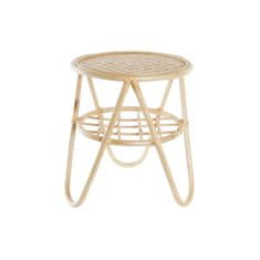DKD Home Decor Stranska mizica DKD Home Decor Naravni bambus 40 x 40 x 46 cm