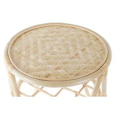 DKD Home Decor Stranska mizica DKD Home Decor Naravni bambus 40 x 40 x 46 cm