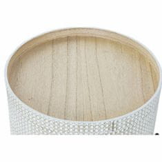 DKD Home Decor Stranska mizica DKD Home Decor Bela rjava zlata kovina MDF les 45 x 45 x 39 cm