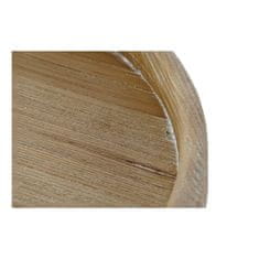 DKD Home Decor Stranska mizica DKD Home Decor 50 x 50 x 58 cm Jedla Naravna Bela MDF Les
