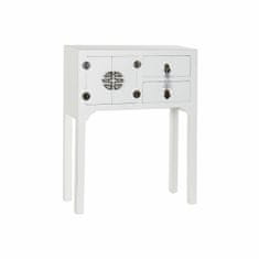 DKD Home Decor Konzola DKD Home Decor White Silver Fir MDF Wood (63 x 26 x 83 cm)