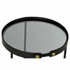 DKD Home Decor Komplet 2 majhnih mizic DKD Home Decor Črna Zlata 30 x 40 cm 38 x 38 x 59 cm