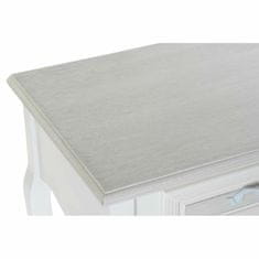 DKD Home Decor Konzola DKD Home Decor Naravni les MDF Bela (90 x 40 x 79 cm)