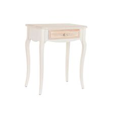 DKD Home Decor Konzola DKD Home Decor 60 x 40 x 72,5 cm Naravni les Bela MDF les