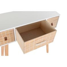 DKD Home Decor Konzola DKD Home Decor Naravna bela Paolownia les (80 x 32 x 80 cm)
