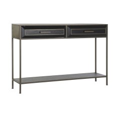 DKD Home Decor Konzola DKD Home Decor 121 x 33 x 81 cm Črna kovina MDF les