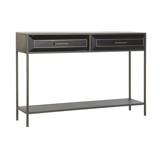 DKD Home Decor Konzola DKD Home Decor 121 x 33 x 81 cm Črna kovina MDF les