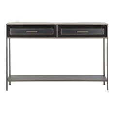 DKD Home Decor Konzola DKD Home Decor 121 x 33 x 81 cm Črna kovina MDF les
