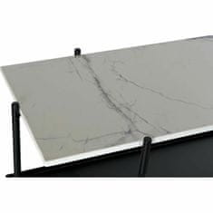 DKD Home Decor Konzola DKD Home Decor Črna kovina Beli marmor Moderno (120 x 40 x 80 cm)