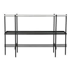 DKD Home Decor Konzola DKD Home Decor Črna kovina Beli marmor Moderno (120 x 40 x 80 cm)
