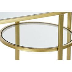 DKD Home Decor Konzola DKD Home Decor Ogledalo Crystal Golden Metal Modern (102 x 36 x 79 cm)