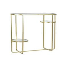 DKD Home Decor Konzola DKD Home Decor Ogledalo Crystal Golden Metal Modern (102 x 36 x 79 cm)