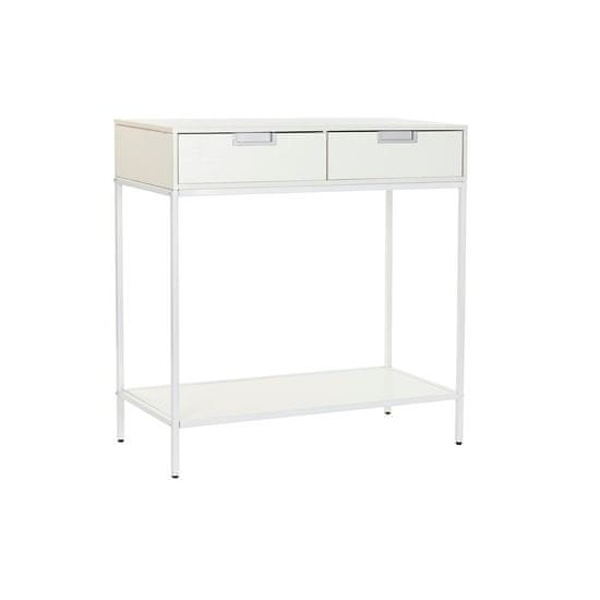 DKD Home Decor Konzola DKD Home Decor Metal MDF White (80 x 35 x 81 cm)