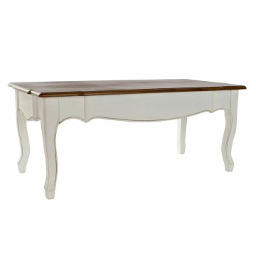 DKD Home Decor Stranska mizica DKD Home Decor Bela Rjava Paolownia les (120 x 60 x 50 cm)