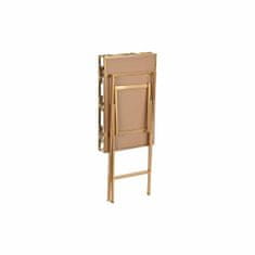 DKD Home Decor Stranska mizica DKD Home Decor Crystal Golden Metal Tropical List rastline (56 x 36 x 71 cm)