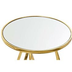 DKD Home Decor stranska miza, ogledalo/kovina, 50 x 50 x 56.5 cm