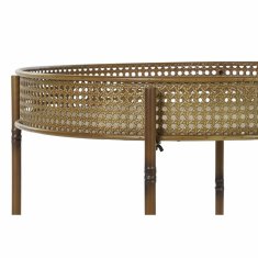 DKD Home Decor Stranska mizica DKD Home Decor 59 x 59 x 50 cm Naravna kovina
