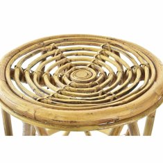 DKD Home Decor Stranska mizica DKD Home Decor Brown Rattan Tropical (38 x 38 x 41,7 cm)