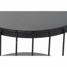 DKD Home Decor Stranska mizica DKD Home Decor Black Metal Navy Blue Modern (34 x 34 x 50 cm) (2 enoti)