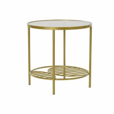 DKD Home Decor Stranska mizica DKD Home Decor Crystal Golden Iron (49,5 x 49,5 x 49,5 cm)