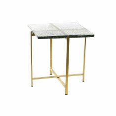 DKD Home Decor Stranska mizica DKD Home Decor Golden Metal Crystal 48 x 47,5 x 49 cm