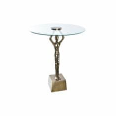 DKD Home Decor Stranska mizica DKD Home Decor Crystal Golden Aluminium 46 x 46 x 57 cm