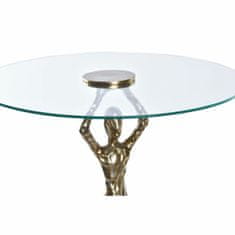 DKD Home Decor Stranska mizica DKD Home Decor Crystal Golden Aluminium 46 x 46 x 57 cm