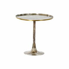 DKD Home Decor Stranska mizica DKD Home Decor Brown Aluminium Marble (51 x 51 x 51 cm)