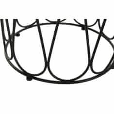 DKD Home Decor Komplet 2 majhnih mizic DKD Home Decor 46 x 46 x 52 cm Črna kovina Rjava bambus