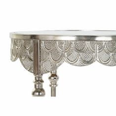 DKD Home Decor Stranska mizica DKD Home Decor Mirror Silver Metal (39 x 39 x 61 cm)