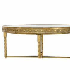 DKD Home Decor Stranska mizica DKD Home Decor Mirror Metal Light Copper (75 x 75 x 45 cm)