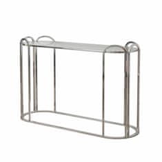 DKD Home Decor Konzola DKD Home Decor Silver Metal Crystal 115,5 x 36,5 x 78 cm