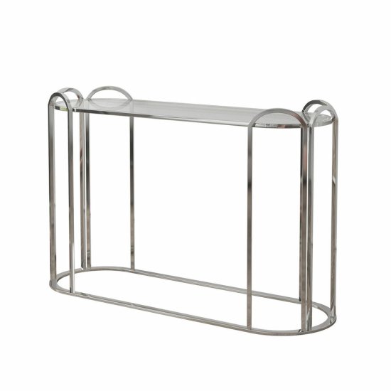 DKD Home Decor Konzola DKD Home Decor Silver Metal Crystal 115,5 x 36,5 x 78 cm