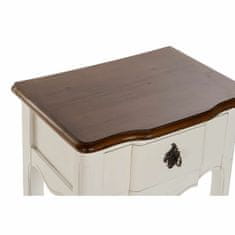 DKD Home Decor Stranska mizica DKD Home Decor Bela Rjava Večbarvna 48 x 34 x 67,5 cm