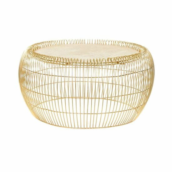 DKD Home Decor Stranska mizica DKD Home Decor Golden Aluminium Iron (74 x 74 x 38 cm)