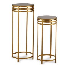 Gift Decor Komplet 2 mizic Black Golden (2 kosa)