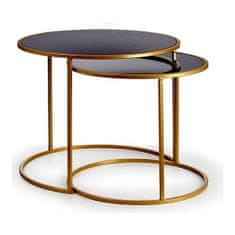 Gift Decor Garnitura 2 mizic Black Golden 60 x 48 x 60 cm (2 kosa)