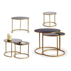 Gift Decor Garnitura 2 mizic Black Golden 60 x 48 x 60 cm (2 kosa)
