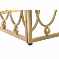 DKD Home Decor Stranska mizica DKD Home Decor Zrcalo Zlata kovina MDF (57 x 57 x 52 cm)