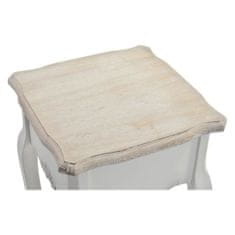 DKD Home Decor Stranska mizica DKD Home Decor Versalles Fir Wood White 35 x 35 x 80 cm