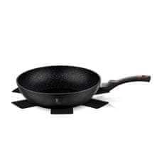 shumee Ponev WOK z marmornato površino 30 cm Black Rose Collection BH-6178