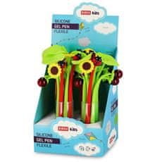 EASY Kids FLEXILE Silikonsko gelsko pisalo, modro polnilo, 0,5 mm, 36 kosov v pakiranju, mešanica vzorcev