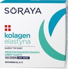 Soraya Soraya kolagen-elastin krema proti gubam, bogata z dnevno in nočno nego, 50 ml