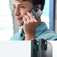 Ugreen Trdno ohišje z okvirjem iz gela in integriranim stojalom za iPhone 14 črno