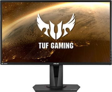 ASUS TUF Gaming VG27AQZ monitor, 68,5 cm, WQHD 2560x1440, 165Hz, G-SYNC združljivost, HDR, 1ms, 16:9, HDMI, DP, zvočnik (90LM0503-B01370)