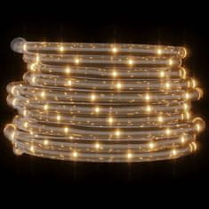 Greatstore Svetlobna veriga s 120 LED lučkami toplo bela 5 m PVC