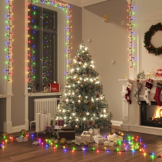 Vidaxl Kompaktna LED veriga s 1000 LED diodami večbarvna 10 m PVC